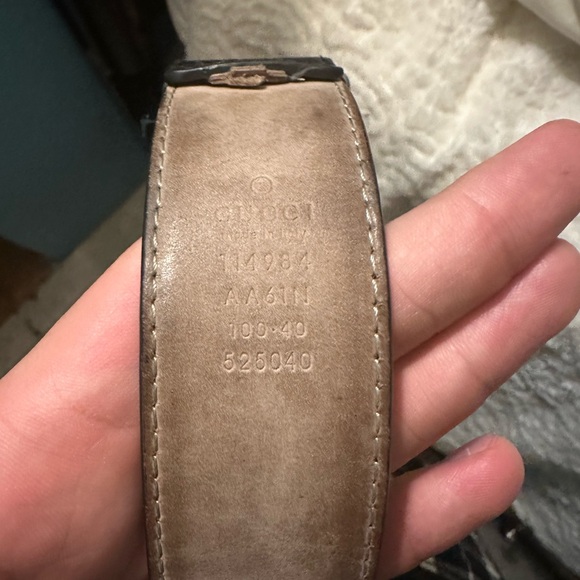 Gucci signature leather belt - Picture 5 of 6
